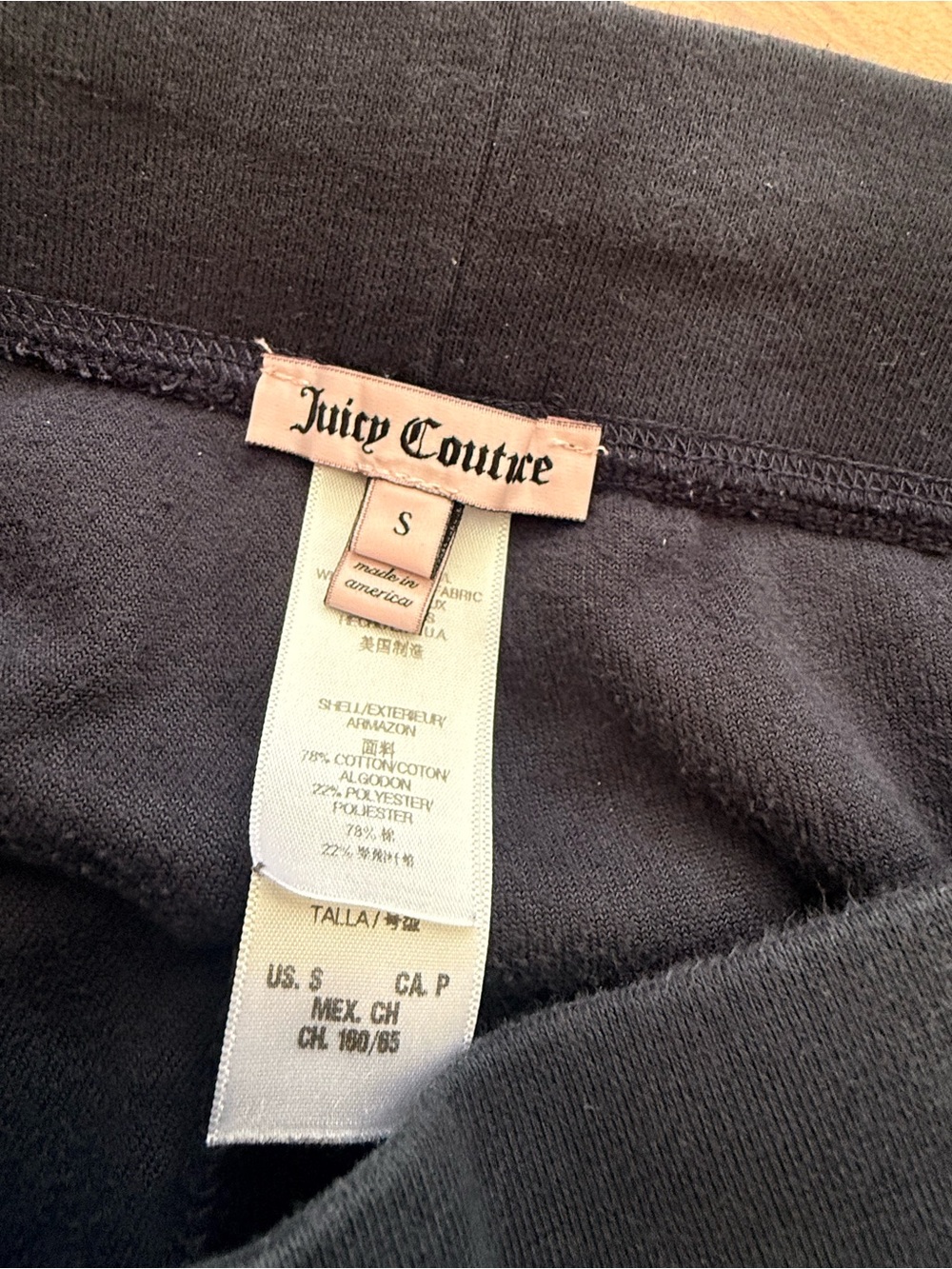 Juicy Couture Navy Velour-Pants with Hoodie Set - Picture 6 of 10